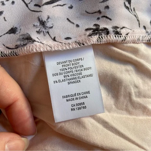 Reitman’s Pink Floral Tank - Picture 7 of 7